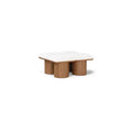 Meridian Furniture,Pavilion Cream Boucle Fabric Bench