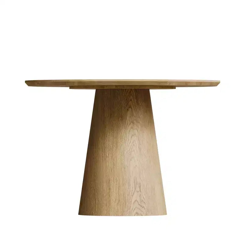 GDFStudio Shenhe Modern Wooden Round Dining Table
