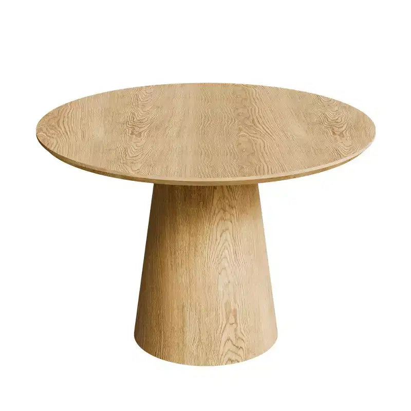 GDFStudio Shenhe Modern Wooden Round Dining Table