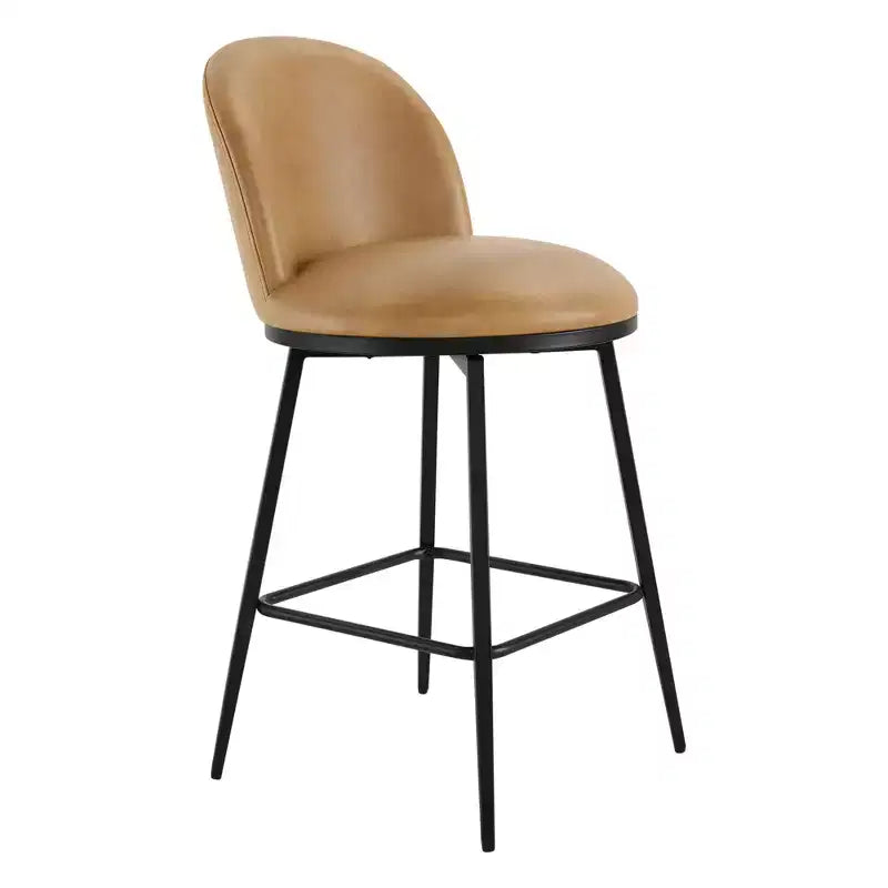 Spruce&Spring 26 in Swivel Counter Bar Stool with Metal Frame