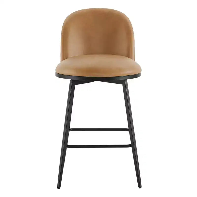 Spruce&Spring 26 in Swivel Counter Bar Stool with Metal Frame