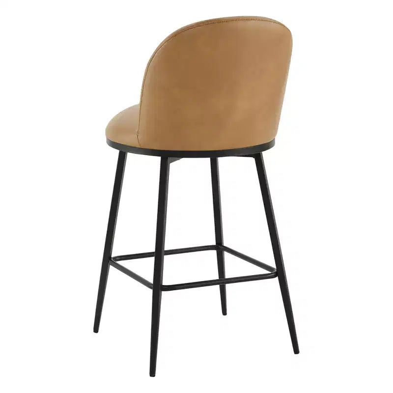 Spruce&Spring 26 in Swivel Counter Bar Stool with Metal Frame