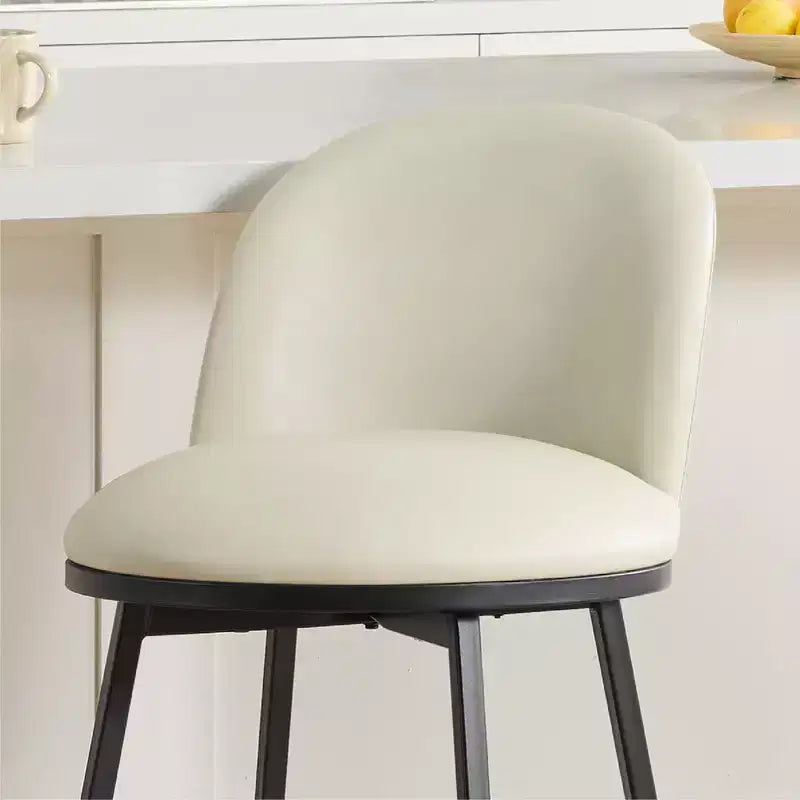 Spruce&Spring 26 in Swivel Counter Bar Stool with Metal Frame