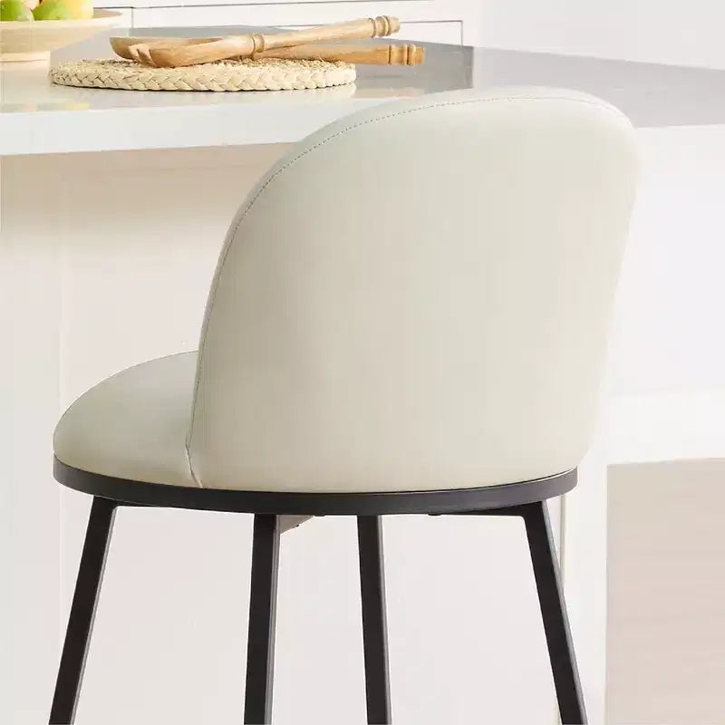 Spruce&Spring 26 in Swivel Counter Bar Stool with Metal Frame