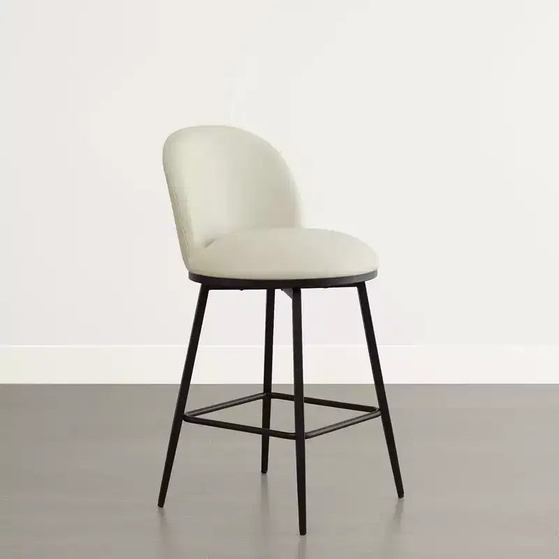 Spruce&Spring 26 in Swivel Counter Bar Stool with Metal Frame