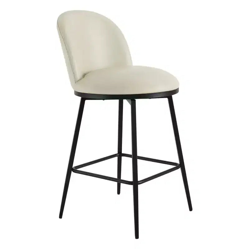 Spruce&Spring 26 in Swivel Counter Bar Stool with Metal Frame