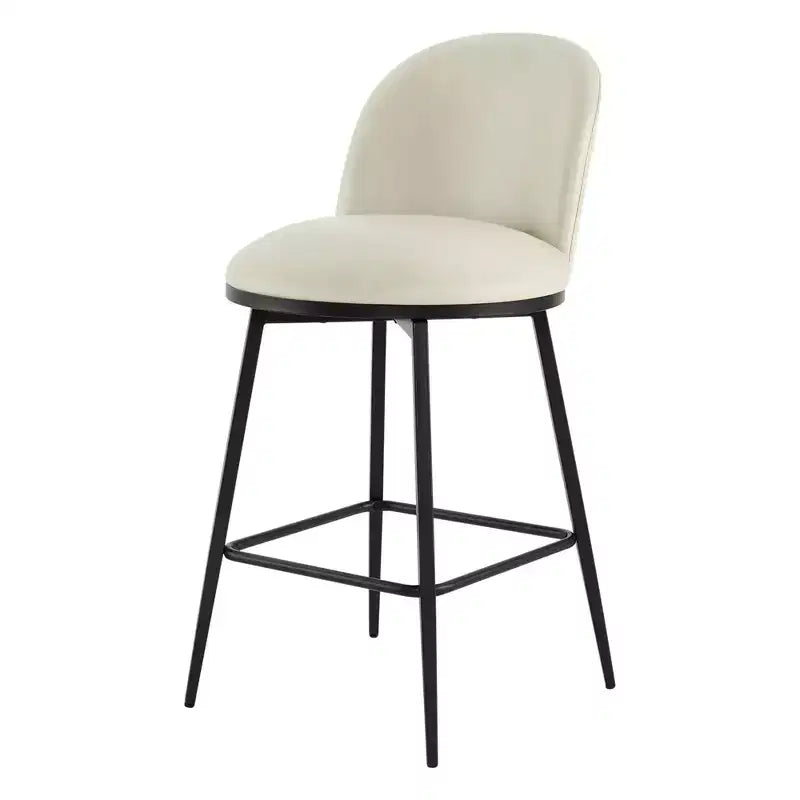 Spruce&Spring 26 in Swivel Counter Bar Stool with Metal Frame
