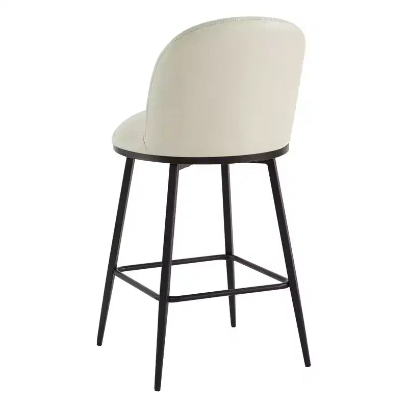 Spruce&Spring 26 in Swivel Counter Bar Stool with Metal Frame