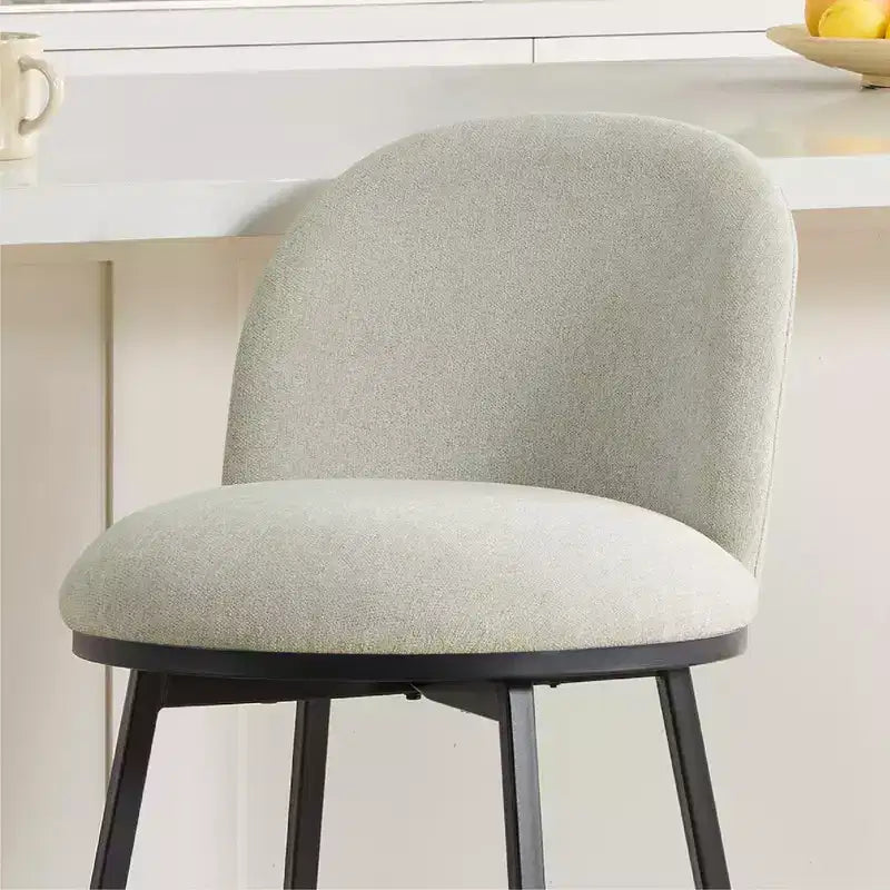 Spruce&Spring 26 in Swivel Counter Bar Stool with Metal Frame