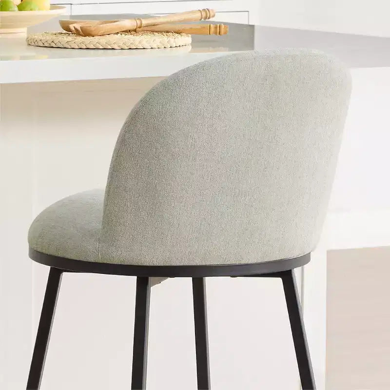 Spruce&Spring 26 in Swivel Counter Bar Stool with Metal Frame