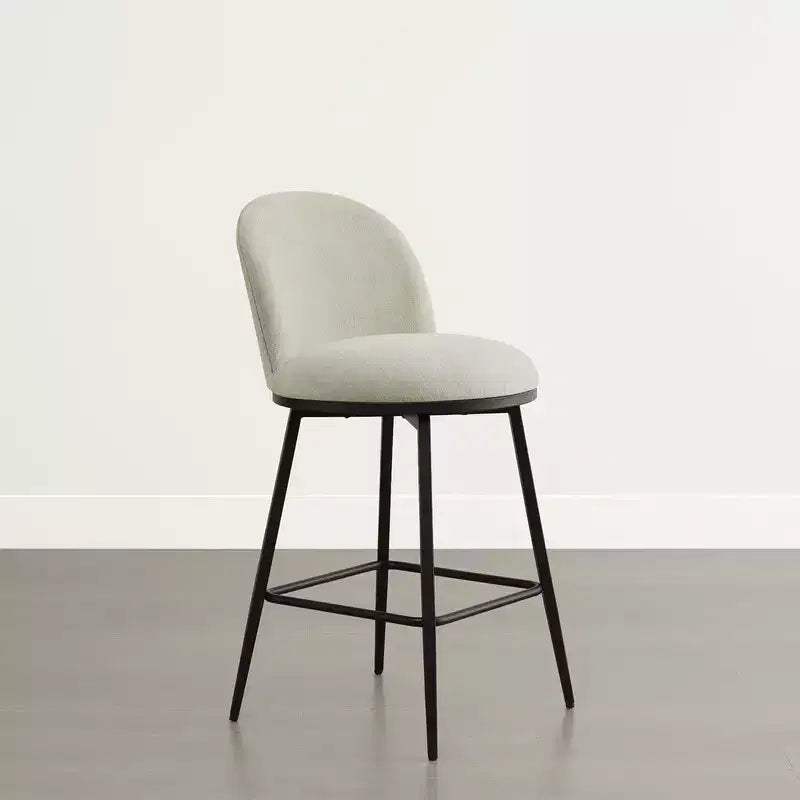Spruce&Spring 26 in Swivel Counter Bar Stool with Metal Frame