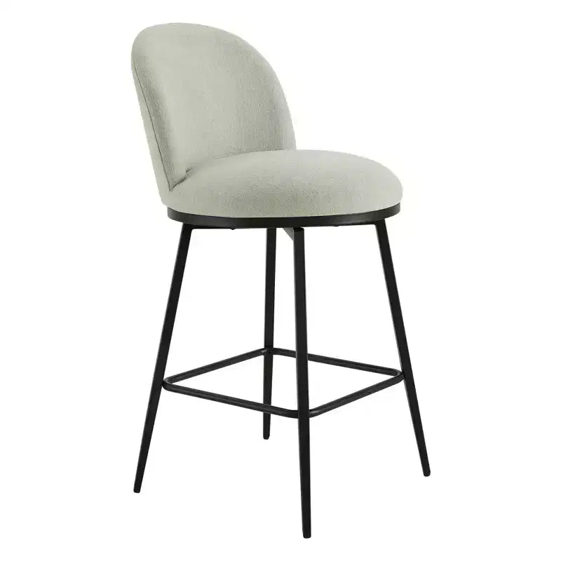 Spruce&Spring 26 in Swivel Counter Bar Stool with Metal Frame