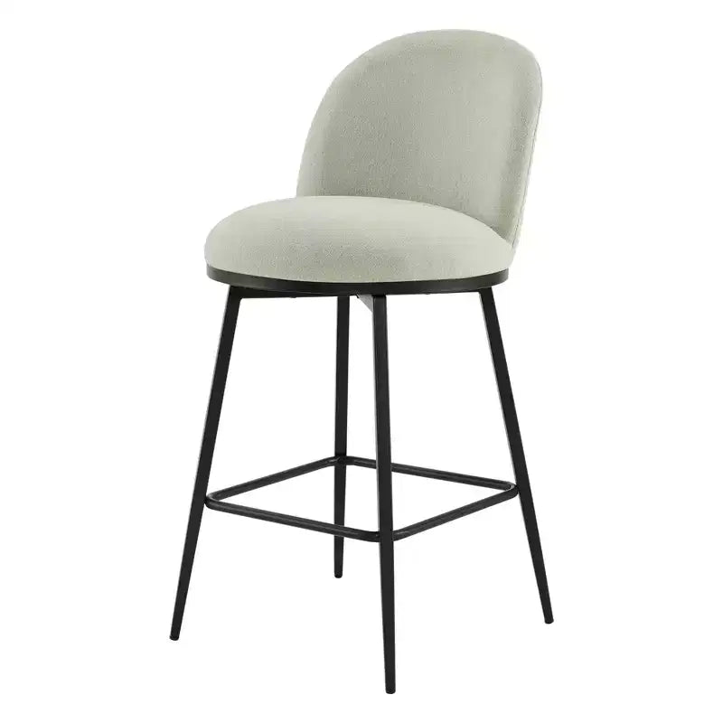 Spruce&Spring 26 in Swivel Counter Bar Stool with Metal Frame