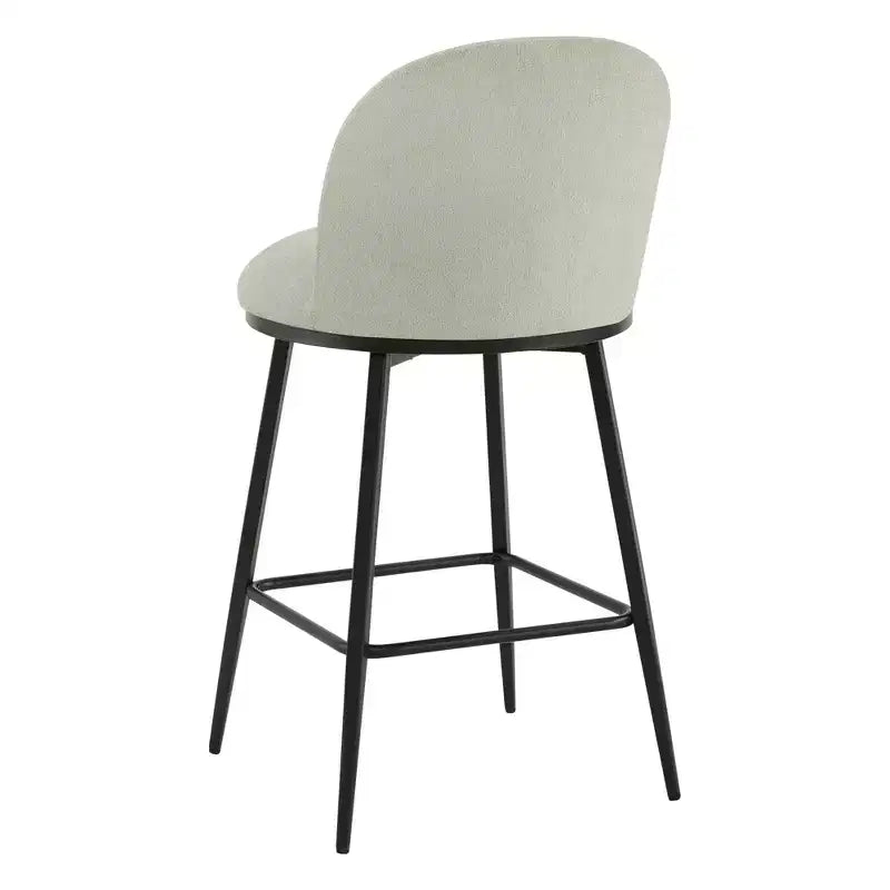 Spruce&Spring 26 in Swivel Counter Bar Stool with Metal Frame