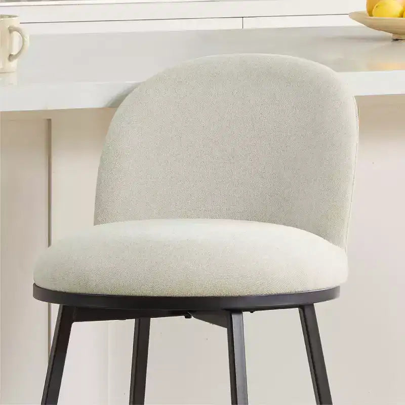 Spruce&Spring 26 in Swivel Counter Bar Stool with Metal Frame