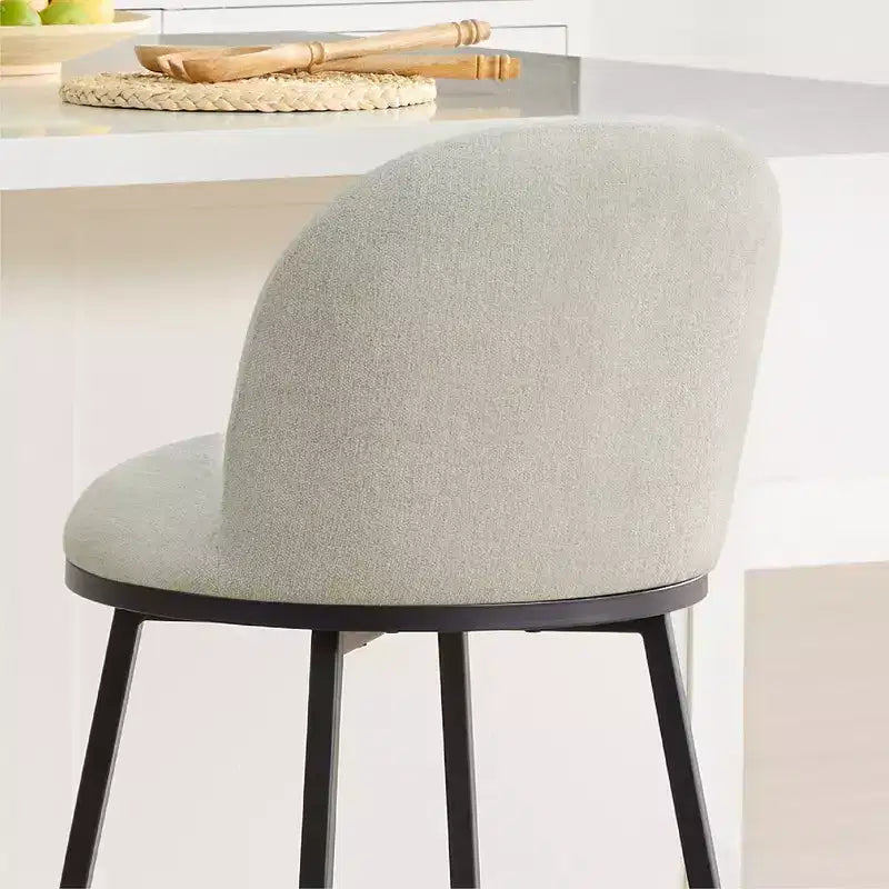Spruce&Spring 26 in Swivel Counter Bar Stool with Metal Frame