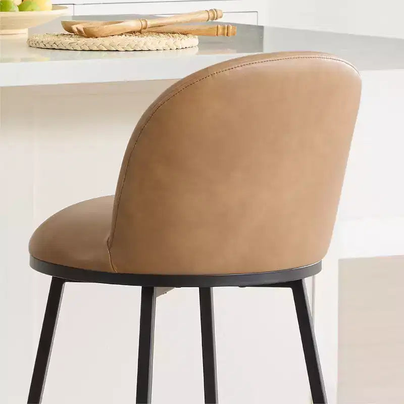 Spruce&Spring 26 in Swivel Counter Bar Stool with Metal Frame