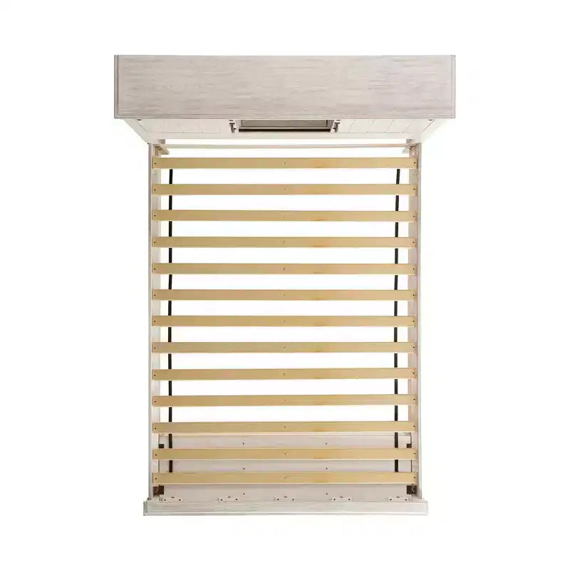 Queen Jack Platform Storage Bed White - Picket House Furnishings: Farmhouse Style with Headboard & Footboard Cabinets